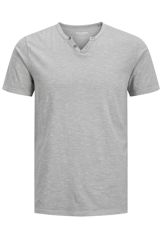 JJESPLIT NECK TEE SS NOOS 12164972 Ultimate Grey