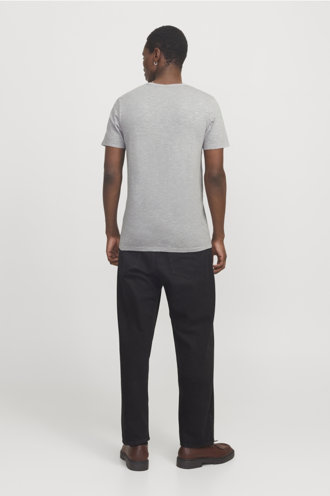 JJESPLIT NECK TEE SS NOOS 12164972 Ultimate Grey