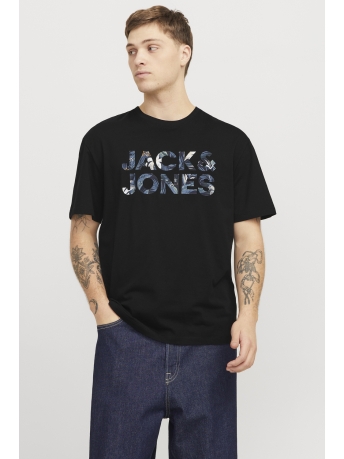 Jack & Jones T-shirt JJEBRYAN CORP LOGO TEE SS O-NECK NO 12268127 Black