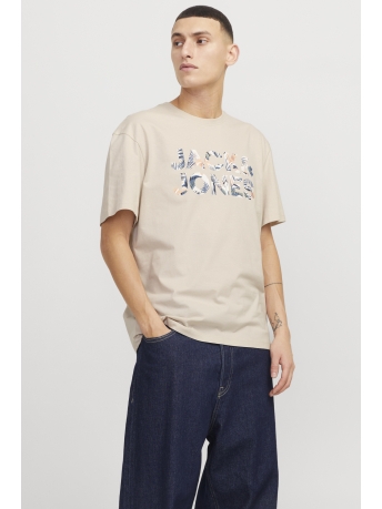 Jack & Jones T-shirt JJEBRYAN CORP LOGO TEE SS O-NECK NO 12268127 Moonbeam