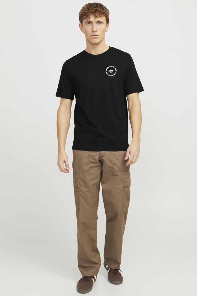 JJSIMON TEE SS CREW NECK 12269280 Black/SMALL