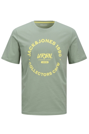 Jack & Jones T-shirt JJSIMON TEE SS CREW NECK 12269280 Iceberg Green/BIG