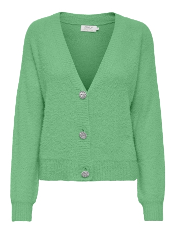 Only Vest ONLELLA PIUMO LS CARDIGAN KNT NCA 15259564 ABSINTHE GREEN