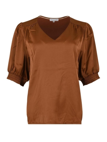 Maicazz Blouse KYLIE T SHIRT FA24 60 318 COGNAC