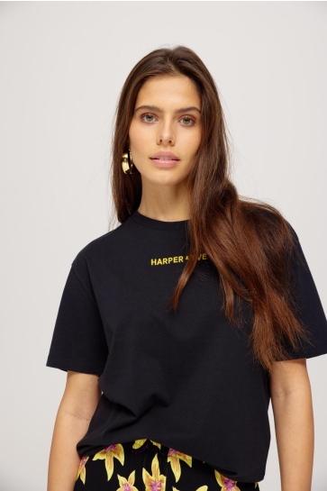 Harper & Yve T-shirt EMBRACE SS SS25Y300 212 off-black