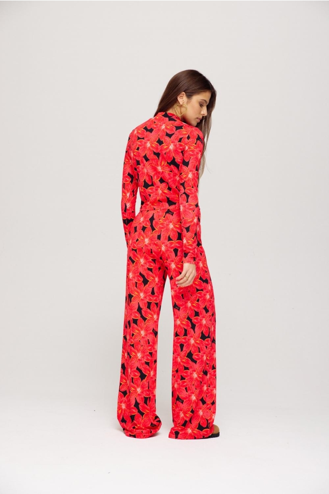 JEFF LS SS25T502 311 spicy red flower