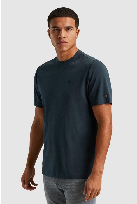 Cast Iron short sleeve r-neck regular fit in