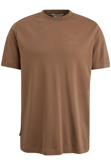 Cast Iron short sleeve r-neck regular fit in