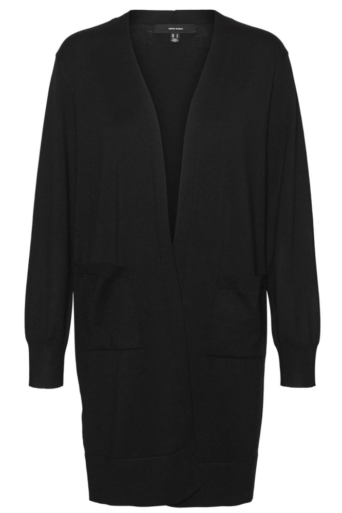 VMSILJE LS OPEN CARDIGAN GA NOOS 10320462 BLACK