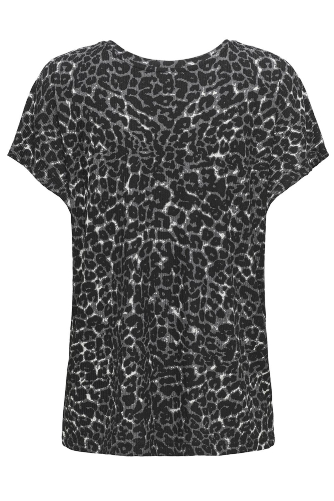 ONLNIKKIE S/S AOP TOP CS JRS 15344399 ASPALT/FANCY LEO