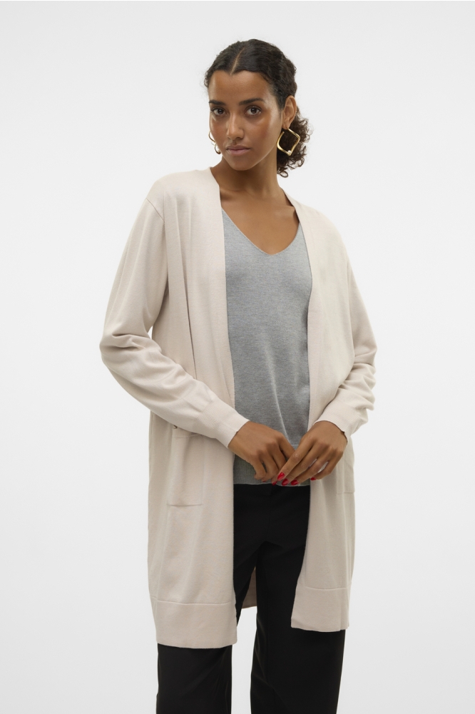 VMSILJE LS OPEN CARDIGAN GA NOOS 10320462 MOONBEAM