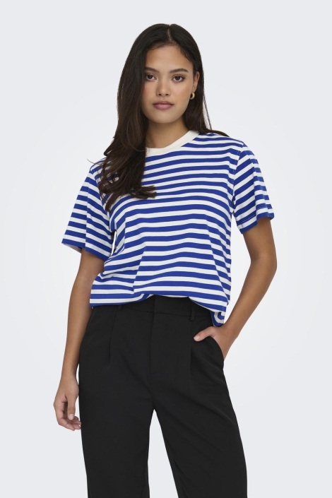 Only onllivina s/s stripe tee jrs noos