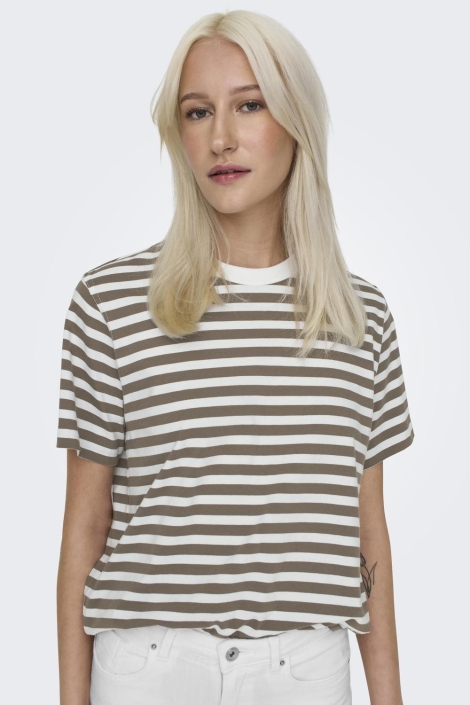 Only onllivina s/s stripe tee jrs noos