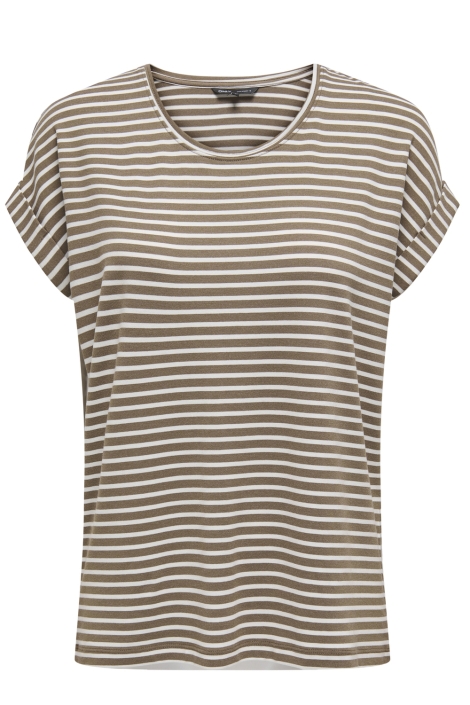 Only onlmoster stripe s/s o-neck top jrs