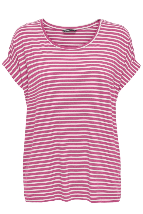 Only onlmoster stripe s/s o-neck top jrs