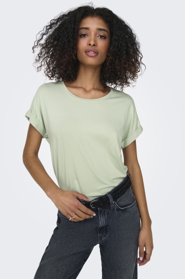 Only T-shirt ONLMOSTER S/S O-NECK TOP NOOS JRS 15106662 Laurel Green