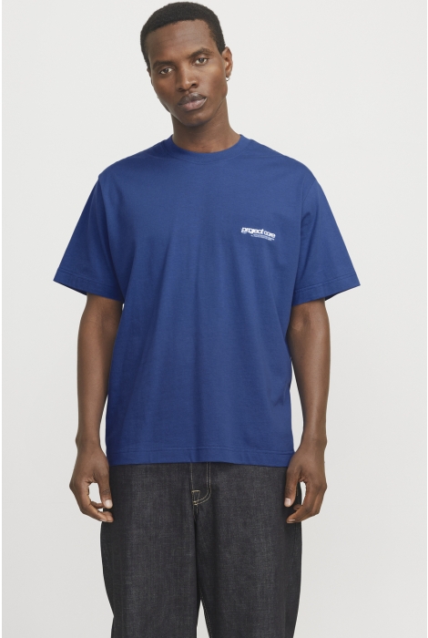 Jack & Jones jcounion back print tee ss crew noo