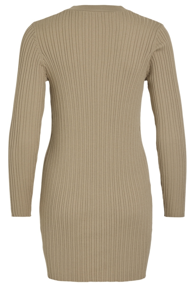 VIMULLIE L/S V-NECK RIB KNIT CARDIG 14103413 SAVANNAH TAN