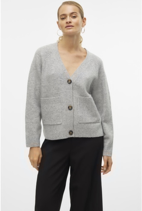 Vero Moda vmboom ls v-neck button cardigan ga