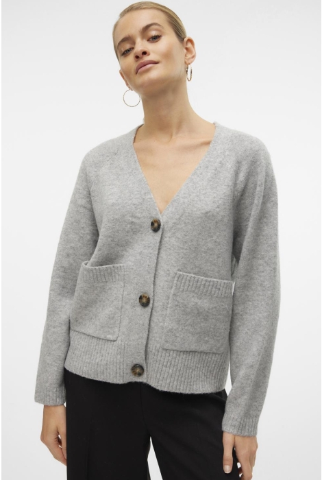 Vero Moda vmboom ls v-neck button cardigan ga