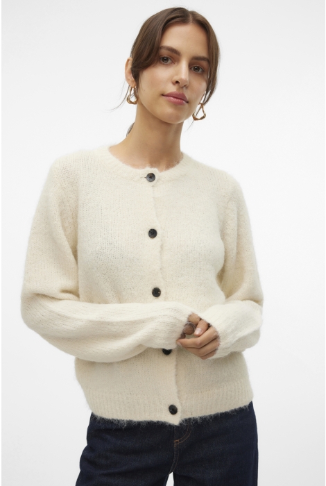 Vero Moda vmnovah ls o-neck button cardi ga n