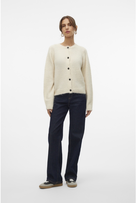 Vero Moda vmnovah ls o-neck button cardi ga n