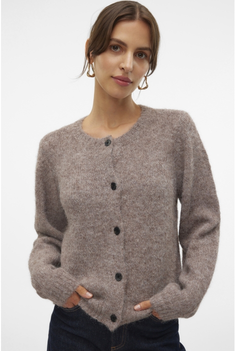 Vero Moda vmnovah ls o-neck button cardi ga n