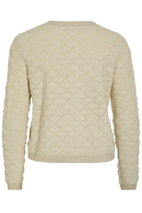 Vila viineyah o-neck l/s button knit car