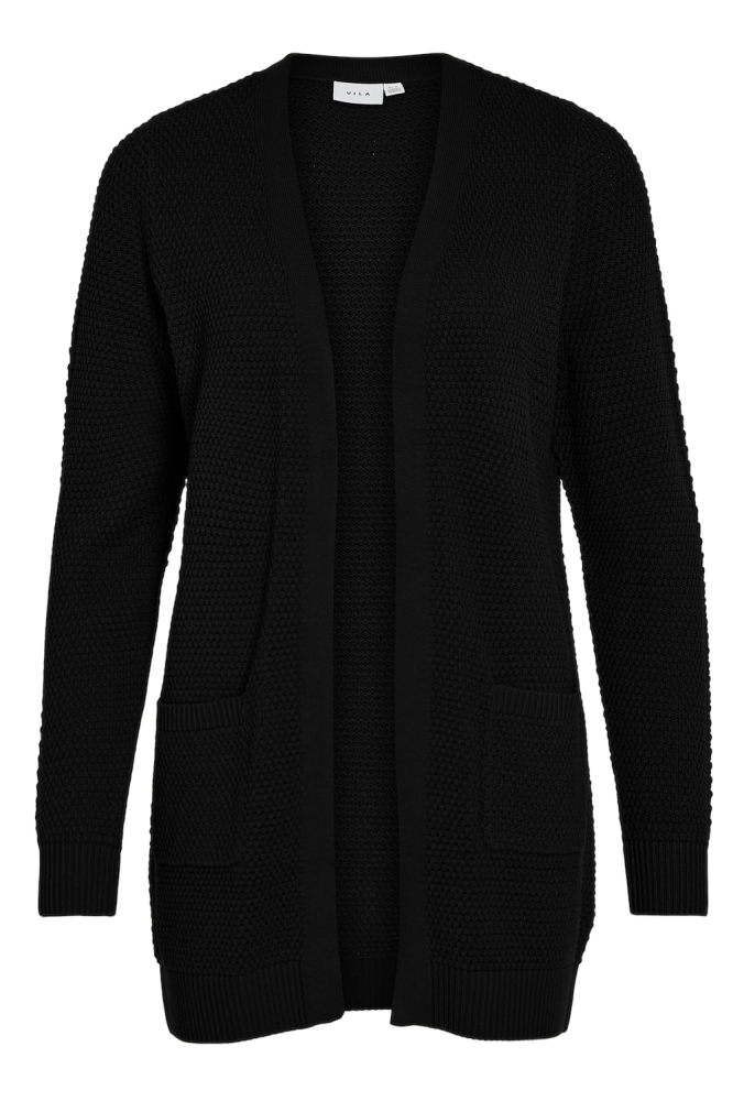 VIDALO L/S KNIT CARDIGAN- NOOS 14097125 Black