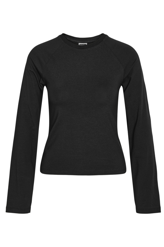 NMKATINKA L/S RAGLAN TOP FWD JRS NO 27030885 Black