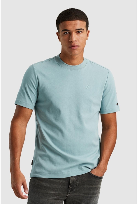 Cast Iron short sleeve r-neck regular fit in