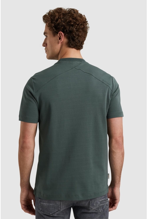 Cast Iron short sleeve r-neck regular fit in