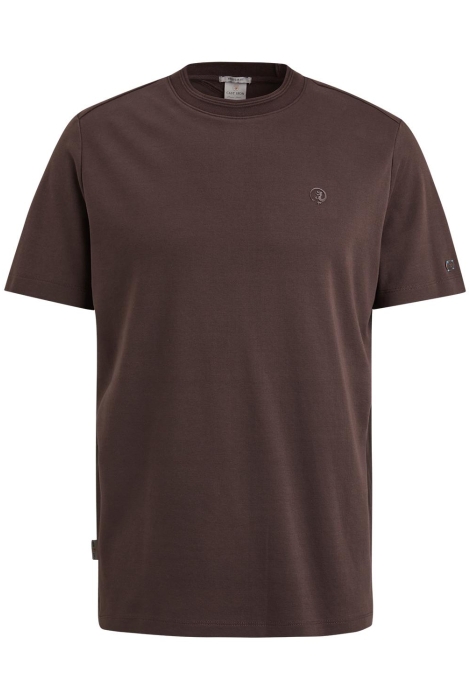 Cast Iron short sleeve r-neck regular fit in