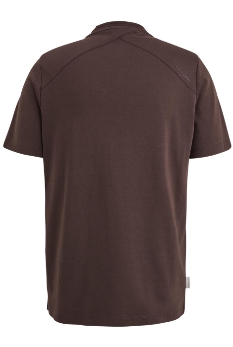 Cast Iron short sleeve r-neck regular fit in