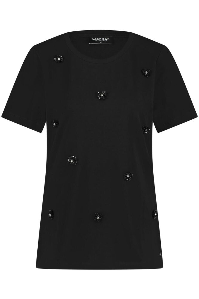 JUDIE T SHIRT L21 505 2101 BLACK