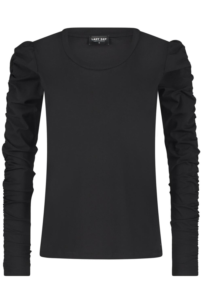 FABIENNE T SHIRT L24 375 2183 BLACK