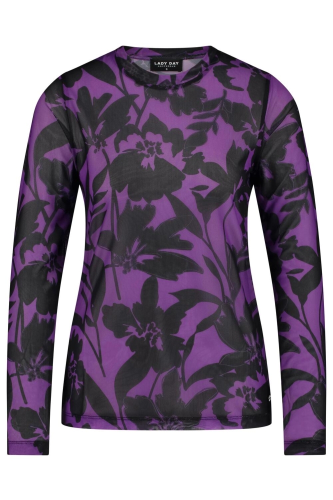 JESSIE T SHIRT L24 902 2176 TWILIGHT FLOWER PRINT