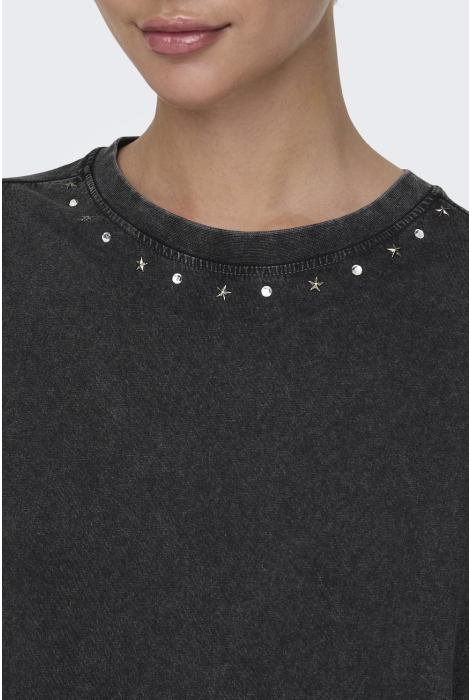 Jacqueline de Yong jdycarla s/s o-neck stud t-shirt jr