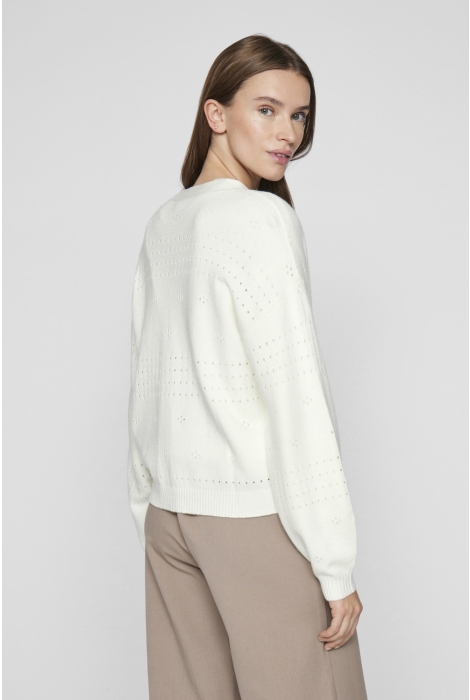 Vila viril v-neck l/s knit cardigan - no