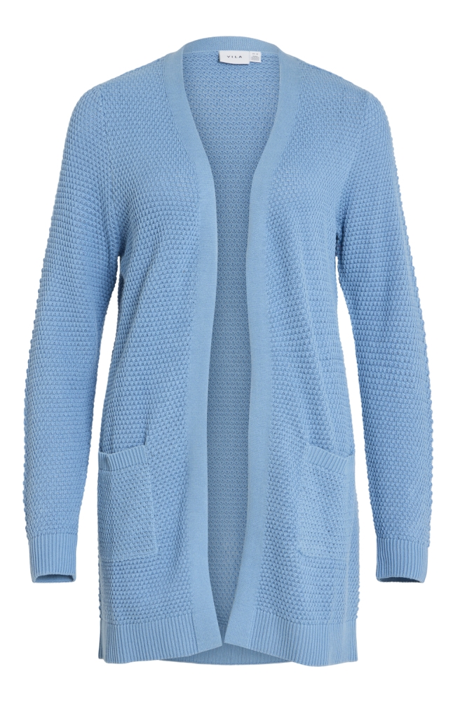 VIDALO L/S KNIT CARDIGAN- NOOS 14097125 Blissful Blue