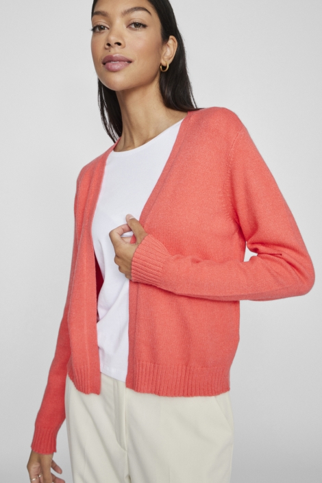 Vila viril short l/s knit cardigan-noos