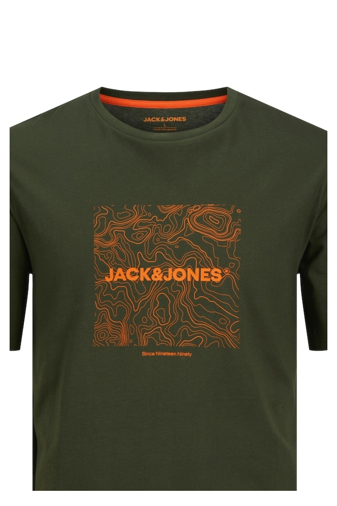 JJLINER TEE SS CREW NECK 12256780 KOMBU GREEN