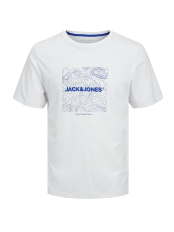 Jack & Jones T-shirt JJLINER TEE SS CREW NECK 12256780 WHITE