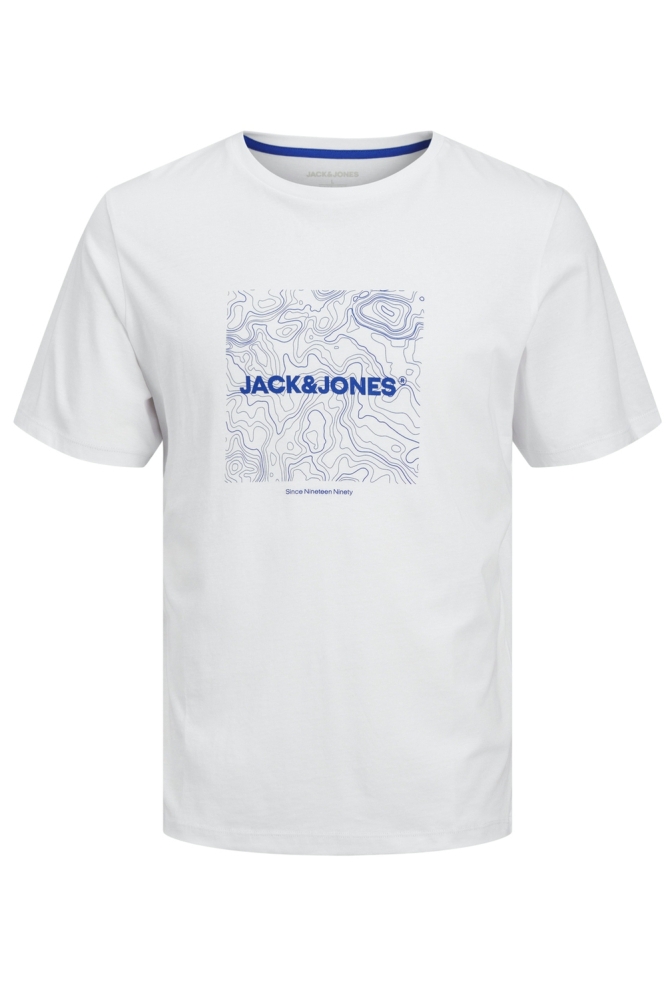 JJLINER TEE SS CREW NECK 12256780 WHITE