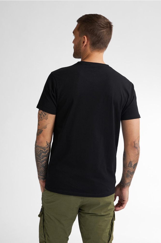 T SHIRT SS M ROS TSR002 9999 Black