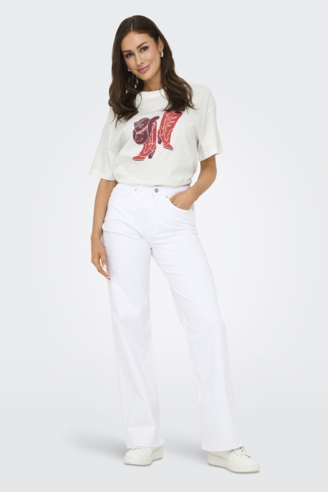 Jacqueline de Yong jdycarla s/s oversize t-shirt jrs