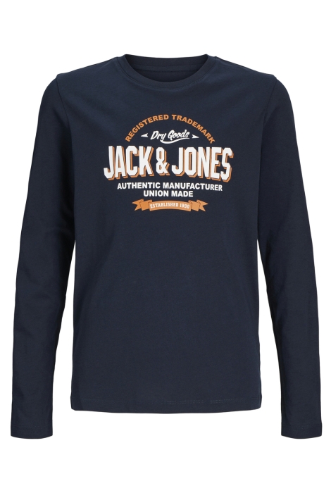 Jack & Jones Junior jjelogo tee ls o-neck 2 col noos jn