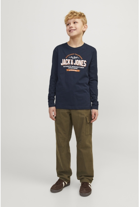 Jack & Jones Junior jjelogo tee ls o-neck 2 col noos jn