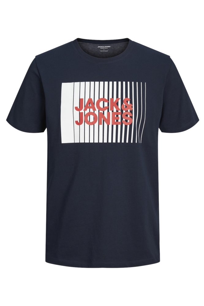 JJECORP LOGO TEE PLAY SS O-NECK NOO 12237411 Navy Blazer