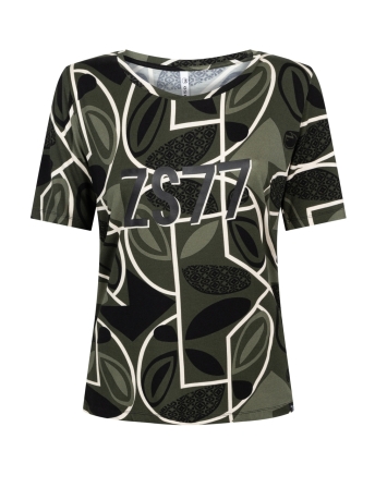 Zoso T-shirt ISA 244 1160 army/black